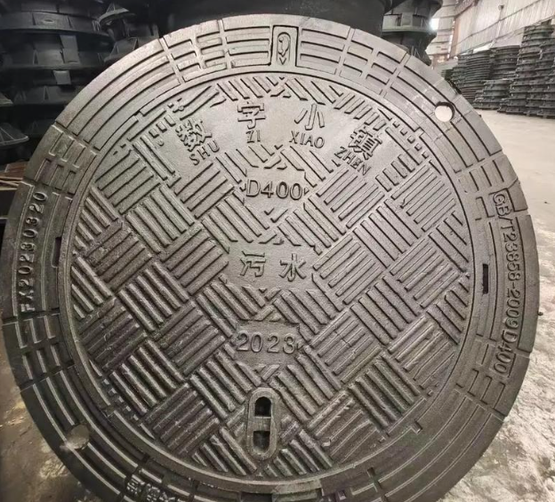 宁海球墨铸铁防沉降井盖展示